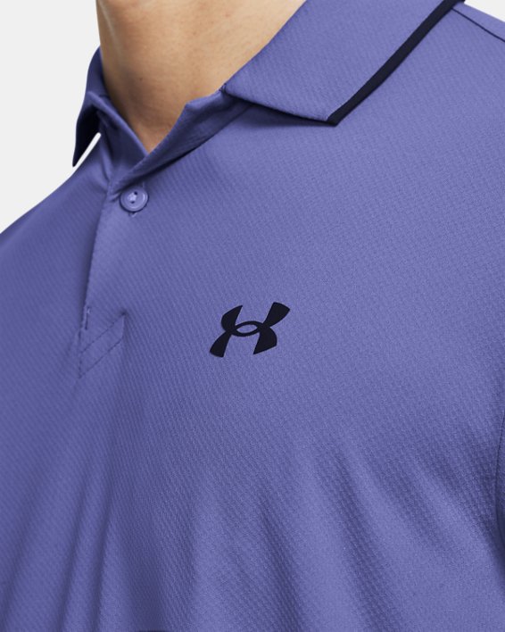 เสื้อโปโล UA Iso-Chill สำหรับผู้ชาย in Purple image number 2